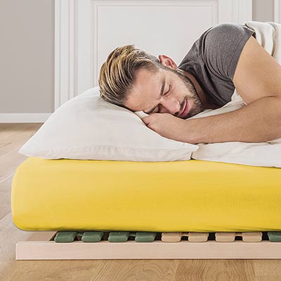 Feinjersey-Spannbetttuch Natura-Colora