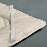 Hautsympathisches, anschmiegsames Unterbett aus Bio-Baumwolle Spannvorrichtung