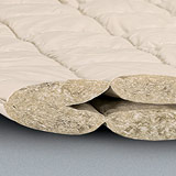 Atmungsaktive und gut wärmende Winterbettdecke Zwei Bettdecken vereint