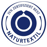 Streifensatin-Bettwäsche Kastilia aus 100 Prozent Bio-Baumwolle NATURTEXTIL zertifiziert BEST