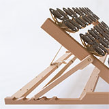 Tellerlattenrost Coco-Flex: individuelle, dreidimensionale Körperanpassung Metallfreie Verstellung