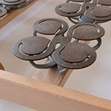 Tellerlattenrost Coco-Flex: individuelle, dreidimensionale Körperanpassung Natürliche Oberfläche