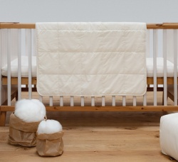 100x135 cm /Öko Planet Kinderbettdecke Medium F/üllung Schafwolle ganzj/ährig geeignet schadstoffgepr/üft