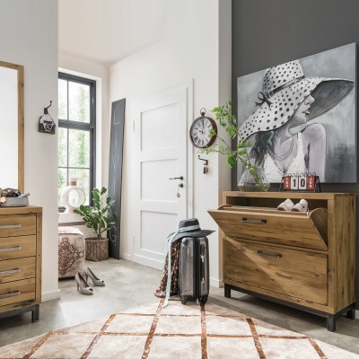 Empfehlung: Garderoben-Set modern im Vintage-Look Industriestil  von allnatura*