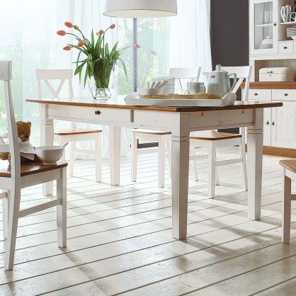 Eckbank Romantico Massive Kiefernholzbank