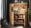 Highboard Sorano, Variante 02, edle Wildeiche mit silbernen Griffen Highboard Sorano, Variante 02 aus edler Wildeiche mit silbernen Griffen