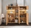 Massivholz-Highboard Ovaro, hier im Hintergrund Variante 02 Highboard Ovaro, im Hintergrund Variante 02