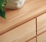 Massivholz-Sideboard Viadana, handschmeichelnde Griffleisten Sideboard Viadana mit handschmeichelden Griffleisten
