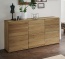 Klare Linien - Sideboard Bellavista, hier aus massivem Wildeichenholz Klar gestaltet: Sideboard Bellavista, hier Wildeiche