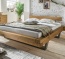 Raffiniertes Schwebebett aus massiver Wildeiche Raffiniertes Schwebebett aus massiver Wildeiche