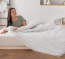 4-Jahreszeiten-Bettdecke aus Bio-Baumwolle kbA ​Cotona-Figura Baumwoll-Kombi-Bettdecke Cotona-Figura mit Körperzonen-Steppung, GOTS-Zertifikat