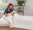 Kuschelige Duo-Bettdecke Lyovita-Figura, Tencel für ein ausgeglichenes Bettklima Duo-Bettdecke Lyovita-Figura, körperangepasstes Steppbett mit Tencel