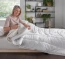 Kombi-Bettdecke mit Tencel Lyovita-Figura, Körperzonen-Steppung 4-Jahreszeiten-Bettdecke Lyovita-Figura - optimales Temperaturmanagement