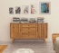 Sideboard Lasala, aus massivem Holz mit geölter Oberfläche Sideboard Lasala - massives, geöltes Holz