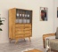 Vitrine Lasala, massives Holz, geölt Vitrine Lasala - aus massivem Holz, mit geölter Oberfläche