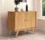Kommode Lasala, aus massivem, geöltem Holz Massivholzkommode Lasala im Retro-Look