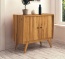 Kommode Lasala, aus massivem, geöltem Holz Massivholzkommode Lasala im Retro-Look