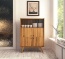 Highboard Lasala, 2türig mit Schublade, massive Wildeiche Highboard Lasala, 2türig mit Schubladen, massive Wildeiche