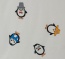 Cooler Pinguin-Druck ohne schädliche Lösungsmittel Cooler, fröhlich-bunter Pinguin-Druck