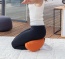 Meditationskissen in ergonomischer Halbmond-Form in vielen verschiedenen Farben Ergonomisches Halbmond-Kissen in attraktiven Farben