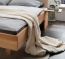 Baumwoll-Plüschdecke in hellem Naturton für entspannte Abende Kuscheldecke aus GOTS-zertifizierte Qualität