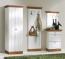 Garderobe mit 4 Haken und braunen Farbakzenten Garderobe mit 4 Haken und braunen Farbakzenten