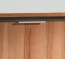 Absetzungen in Anthrazit und elegante Aluminium-Winkelgriffe Absetzungen in Anthrazit und elegante Aluminium-Winkelgriffe