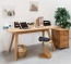 Der ideale Platz für Büro- und Bastelarbeiten - hier in Wildeiche bianco Der ideale Platz für Büro- und Bastelarbeiten - hier in Wildeiche bianco