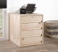 Variante 04 mit Höhe 49 cm aus unbehandeltem Zirbenholz Nachttisch Nochero aus Zirbenholz