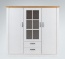 Variante 01 des Sideboards in weiß-geölte Variante mit naturfarbener Deckplatte Variante 01 des Sideboards in weiß-geölte Variante mit naturfarbener Deckplatte
