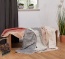 Wohlig weiche und kuschelige Plüschdecke in 3 Farbstellungen Baumwoll/Schurwoll-Plüschdecke erhältlich in 3 Farbstellungen