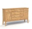 Schräg zulaufende Füße Sideboard Daria in Kernbuche