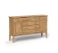 Sideboard im faszinierenden Stilmix zwischen Klassik und Moderne Sideboard Daria aus massivem Wildeichenholz