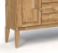 Schräg zulaufende Füße Sideboard Daria in Wildeiche