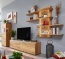 Optisch leichte Variante 03 mit Highboard, Lowboard mit 4 Schubladen und Wandregal Optisch leichte Variante 03