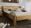 Das geradlinige Bett ist in 3 Holzarten erhältlich Das geradlinige Bett ist in 3 Holzarten erhältlich