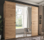 Massivholzkleiderschrank aus massivem Wildeichenholz Massivholzkleiderschrank aus massivem Wildeichenholz