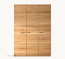 Kleiderschrank Salentino, massive Kernbuche, 3-Türer Massivholz Kleiderschrank Salentino, 3-türig, Kernbuche