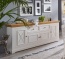 Landhaus Sideboard Molina, massives Kiefernholz, weiß-gewachst, Variante 02 Massivholz Sideboard Molina, massive Kiefer, weiß-gewachst, Variante 02