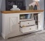 Landhaus Sideboard Molina, massives Kiefernholz, weiß, Variante 01 - Ausstattung Massivholz Sideboard Molina, massive Kiefer, weiß, Variante 01 - Einteilung