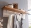 Massivholz Garderobe Molina, Kiefer weiß, Wandgarderobe Garderobe Molina, Wandgarderobe mit Hutboden und Kleiderstange