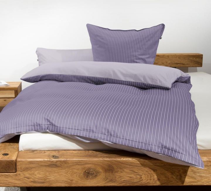 Satin-Wende-Bettwäsche "Rigata" - Schnäppchen 2092-5464
