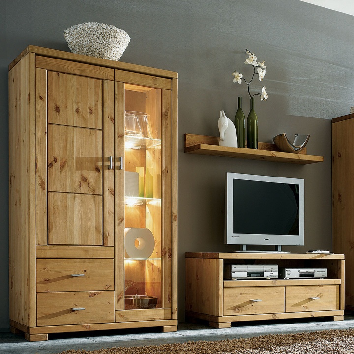 Highboard Mascella Variante 03 und Variante 01 in massiver Kiefer Highboard Mascella Variante 03 und Variante 01 in massiver Kiefer