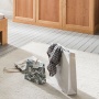Handgewebter Schafschurwollteppich in Farbe beige