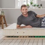 Unser Einsteiger-Modell - Naturlatex-Matratze mit 5-Zonen-Körperstützsystem