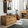 Bequem, dekorativ und praktisch - Sitzbank Tenero aus massivem Wildeichenholz