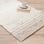 Corrida - hier in beige/weiß aus 100 Prozent Schafschurwolle, Made in Germany