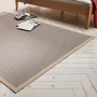 Bicolor-Webteppich - hier in braun-beige