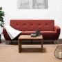 Couch Deria - Angesagter Retro-Stil in kräftigem rot