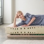 Bio-Kaltschaummatratze mit punktelastischem Liegekomfort